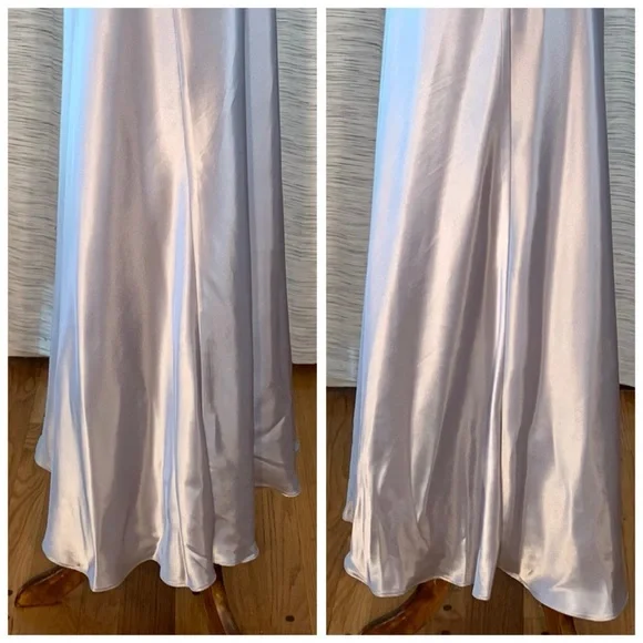 Cache Metallic Silver Halter Dress - Picture 14 of 16